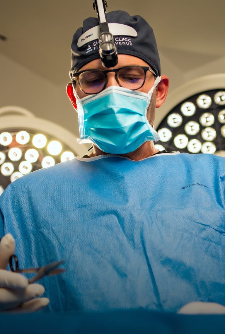 Image of cosmetic surgery procedure