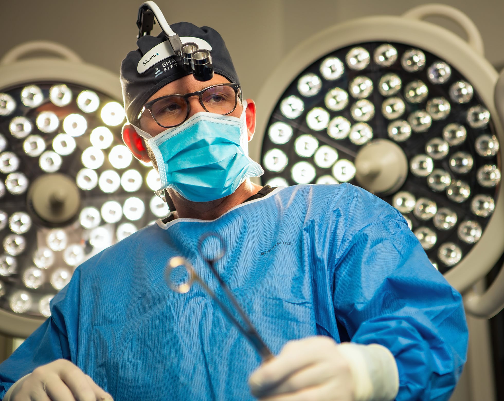 Dr. Shafer in the OR