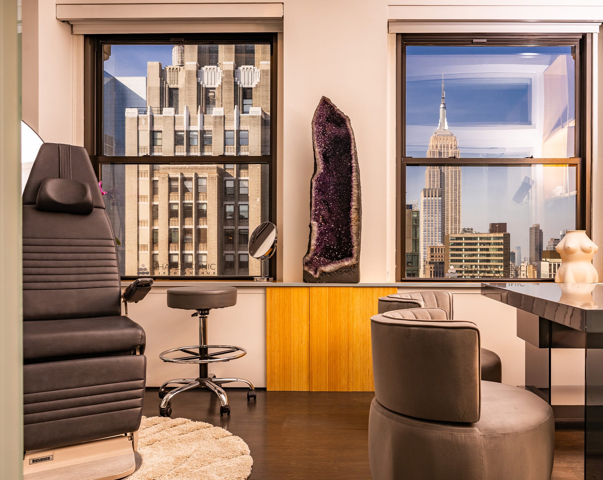 Highrise office windows