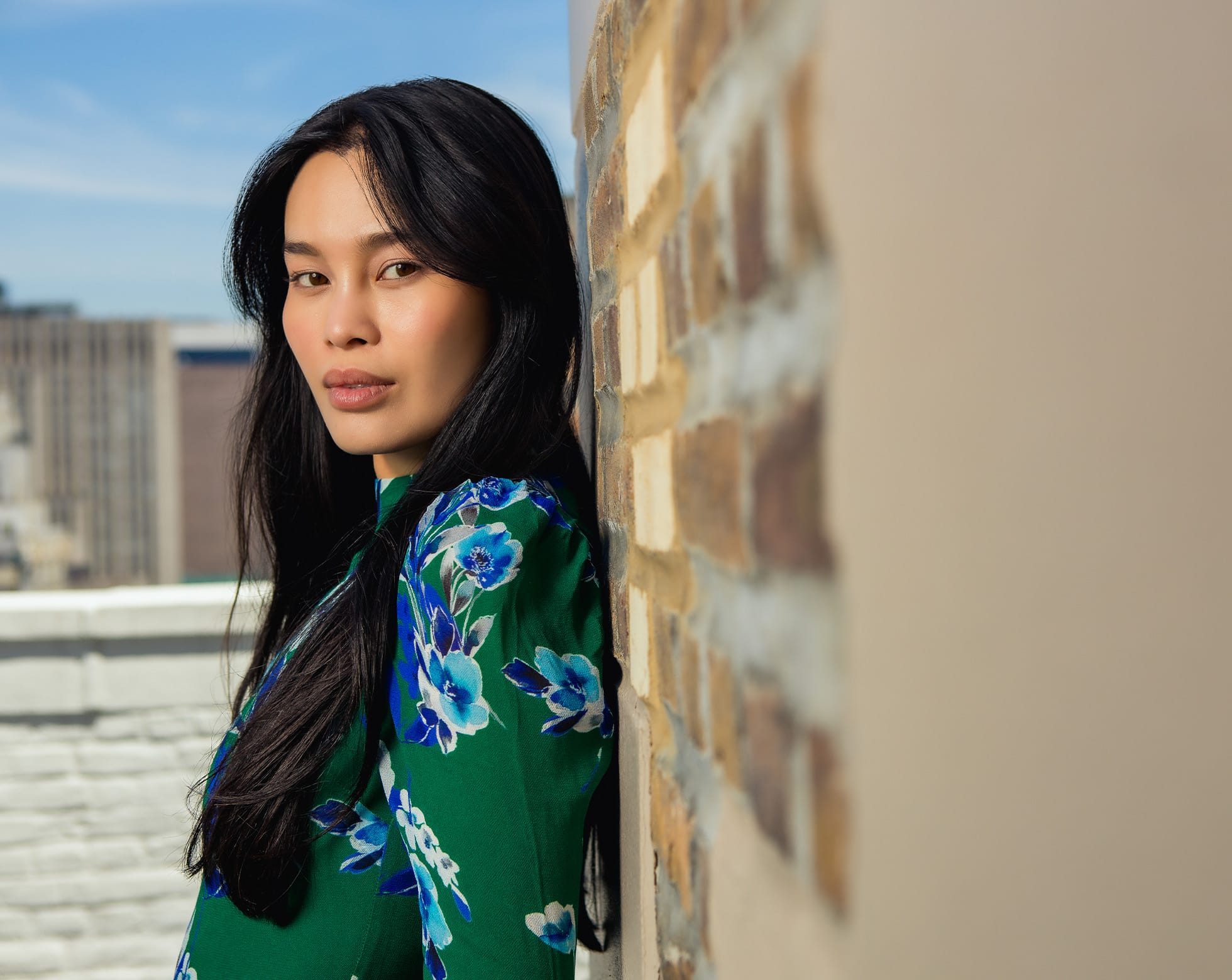 Photo of woman in floral dress