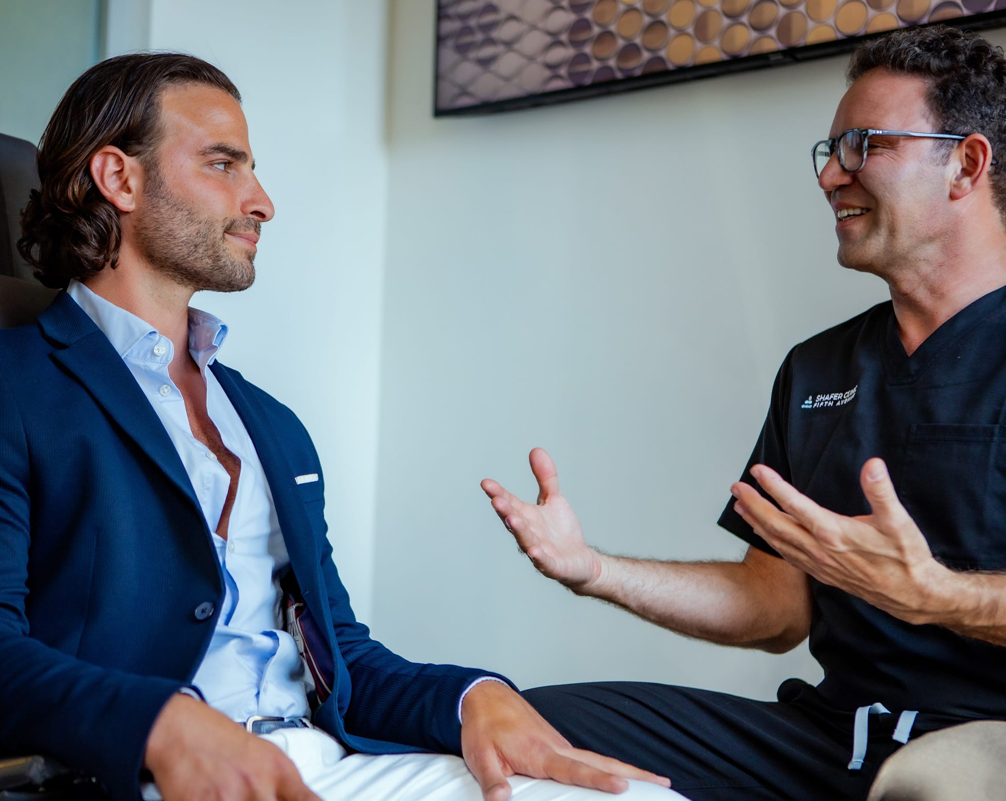 Doctor and patient during consultation