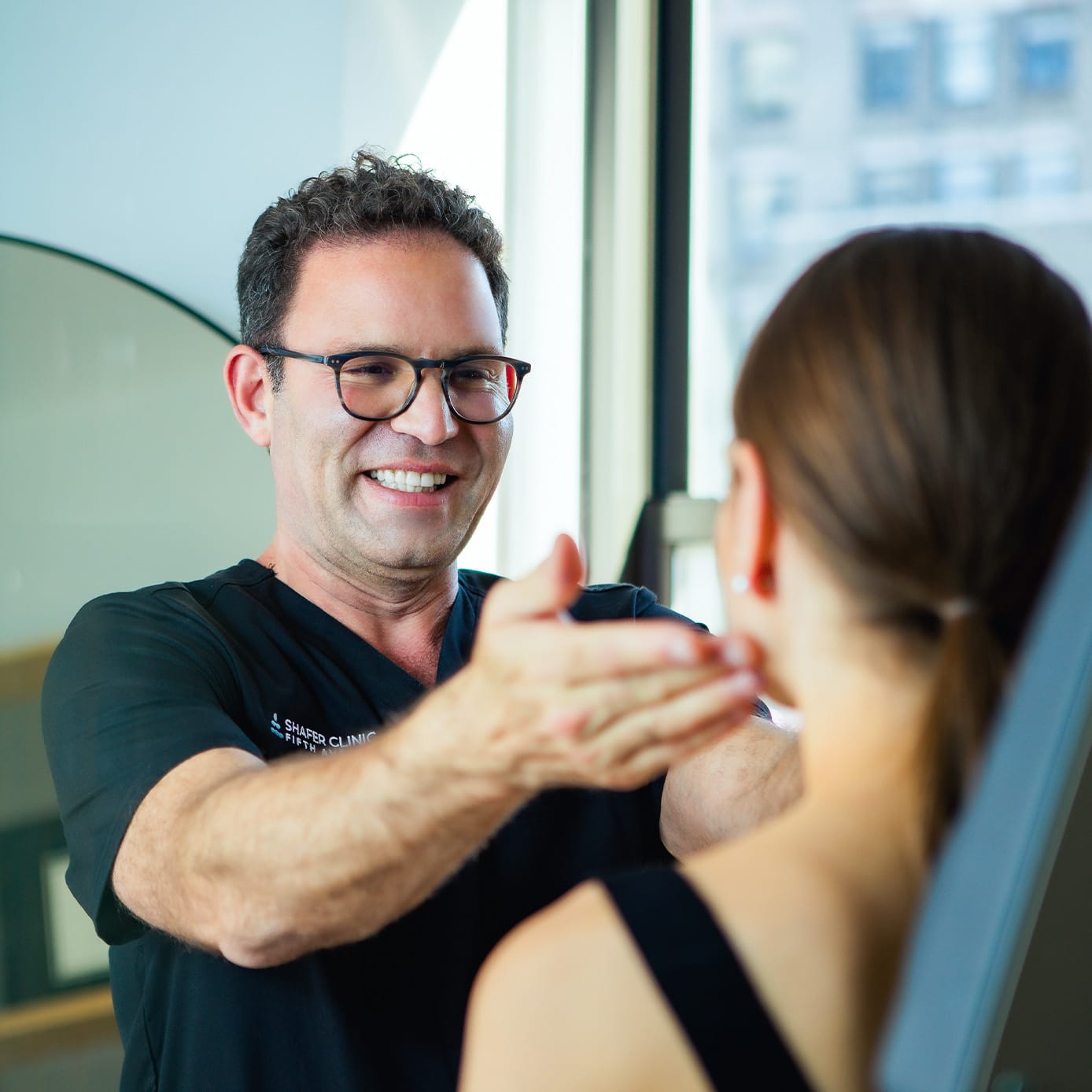 Doctor and patient during consultation