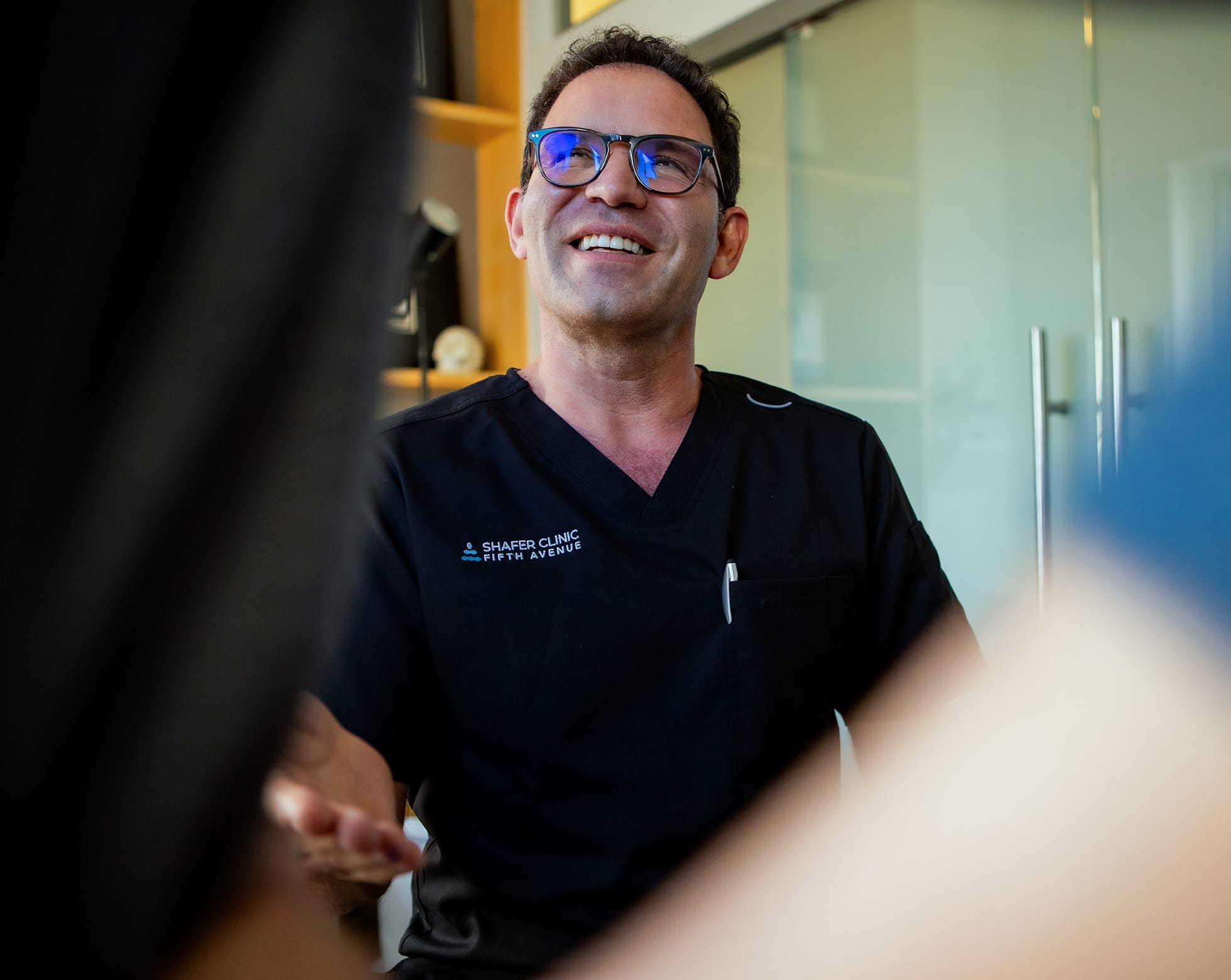 Doctor and patient during consultation